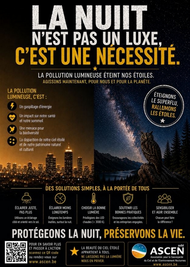 Poster la nuit est une nécessité