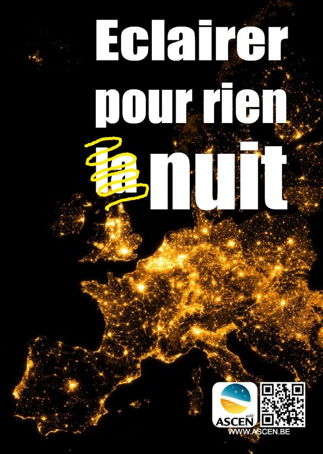 Poster «Eclairer pour rien (la) nuit»